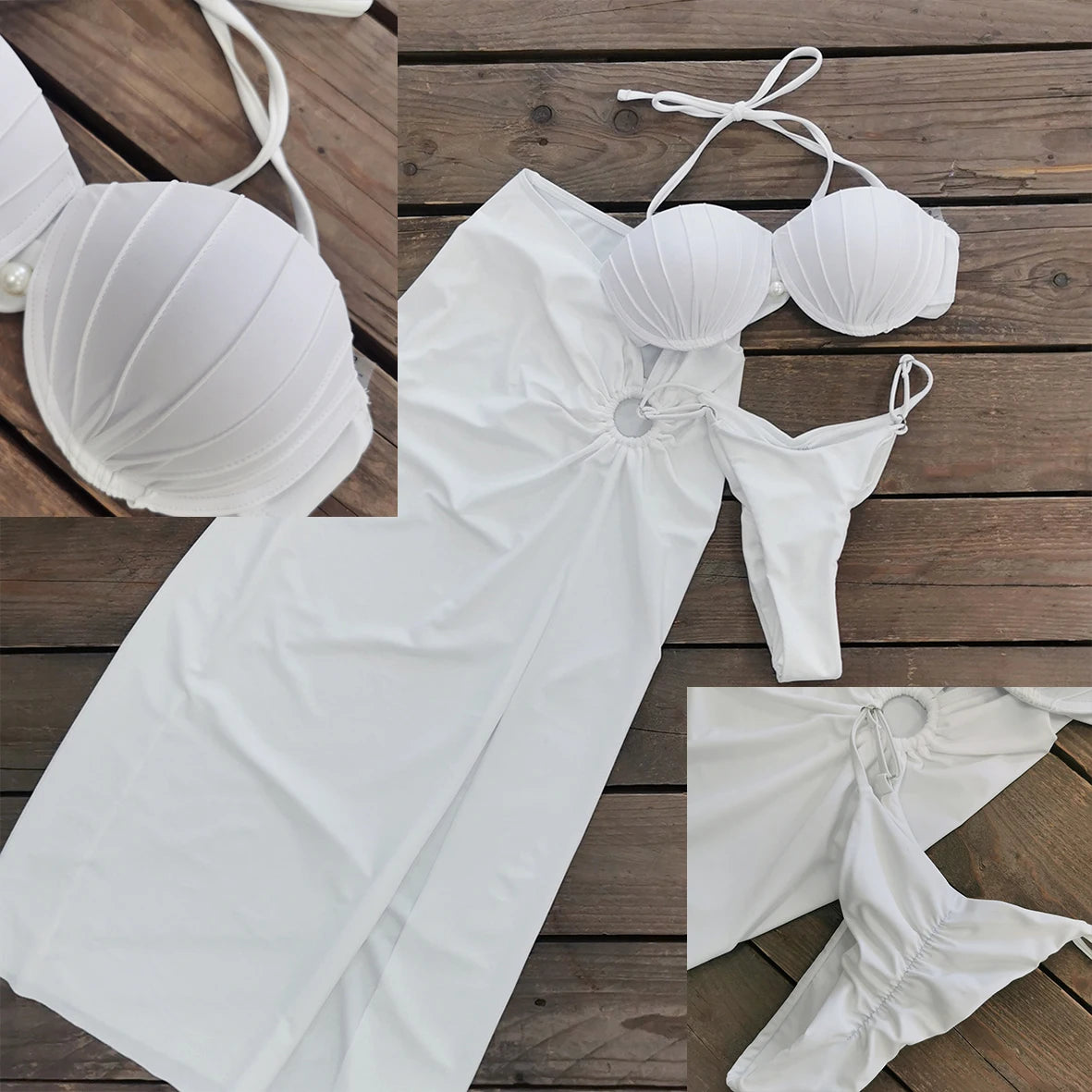 Shell Bikini Skirt Set