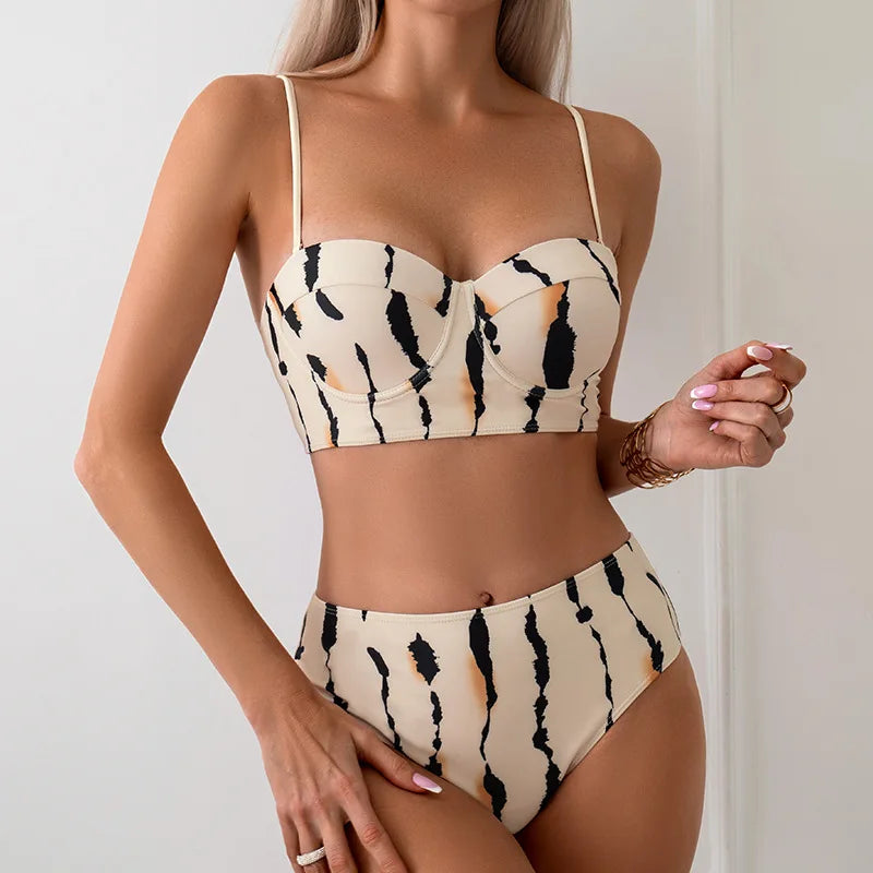 Push-Up Bikini Beach Dress Set