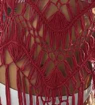 Hollow-Out Tassel Beach Cover-Up