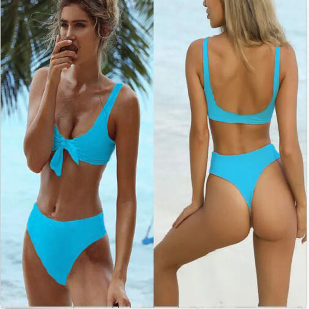 Triangle Thong Designer Bikini Set