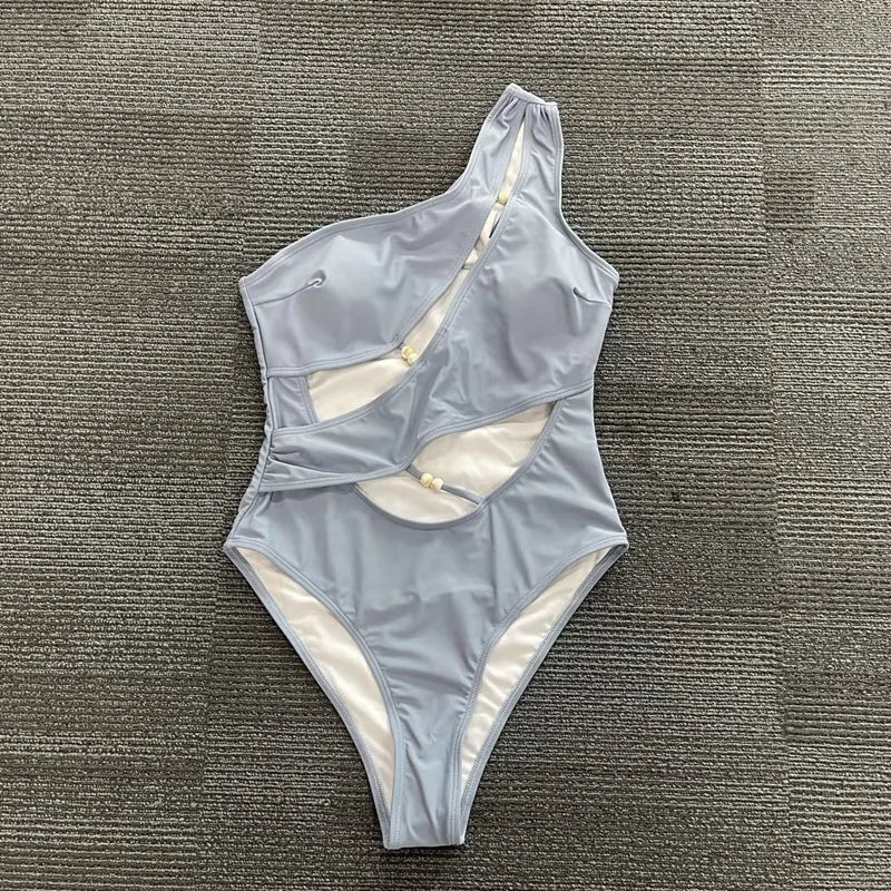 Vintage Black Monokini Swimsuit