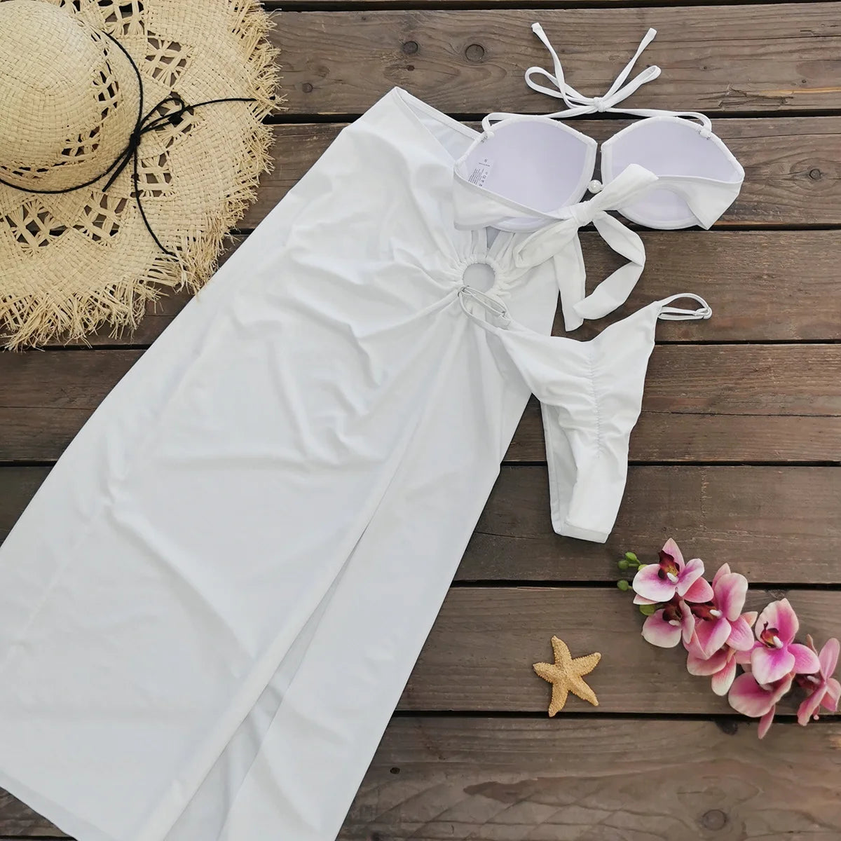 Shell Bikini Skirt Set