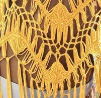 Hollow-Out Tassel Beach Cover-Up